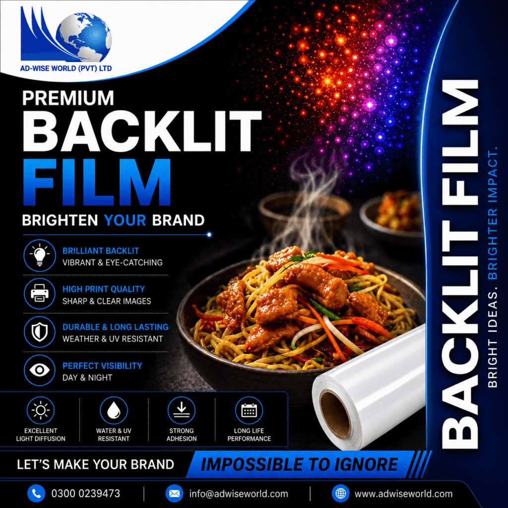 Premium Backlit Film