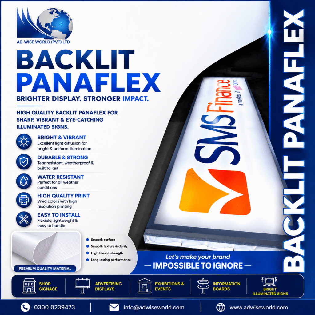 Backlit Panaflex